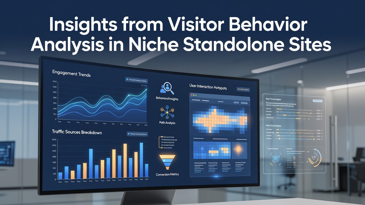 Insights from Visitor Behavior Analysis in Niche Standalone Sites