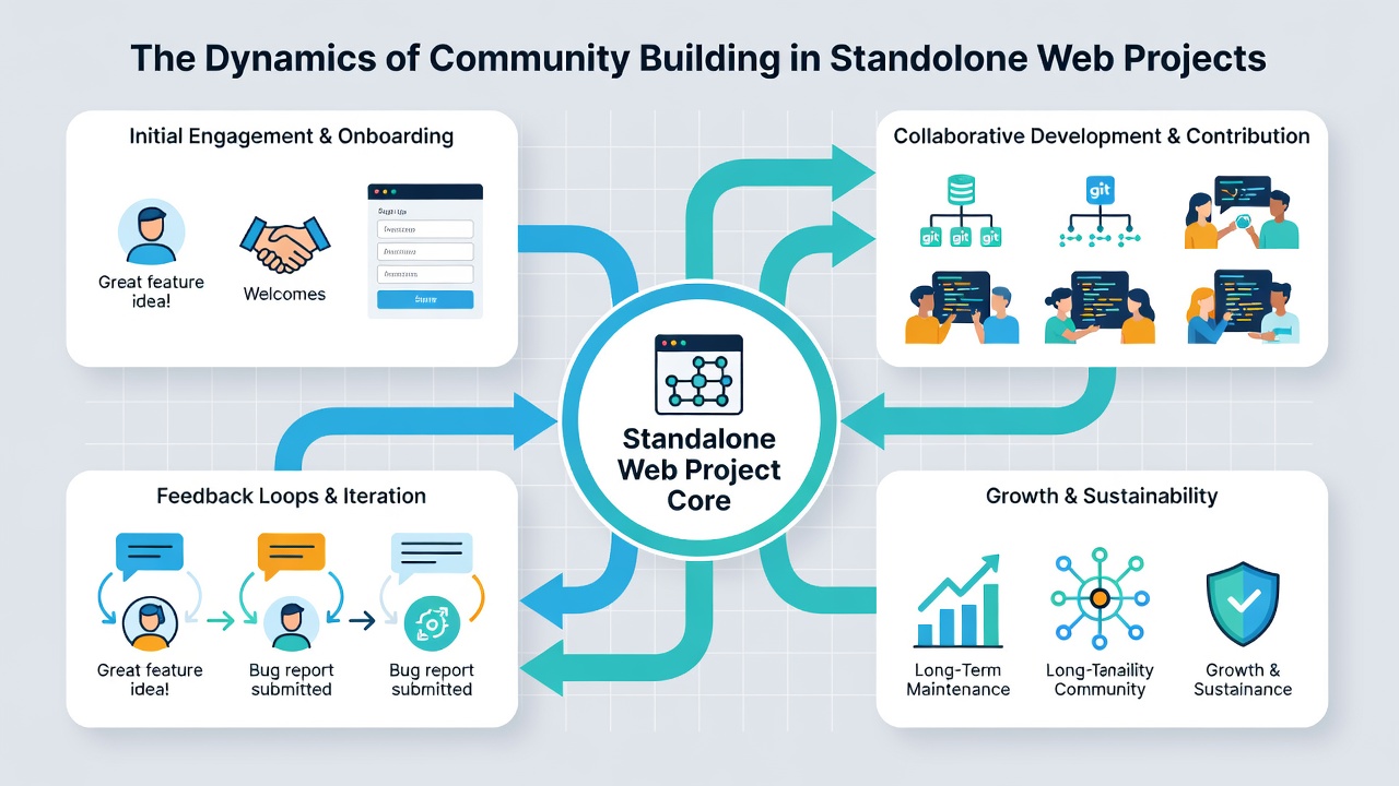 Detailed view of community metrics dashboard displaying engagement trends and participation data